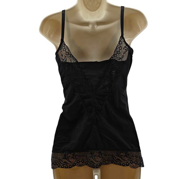 Rhonda Shear Classic Pin-Up Smoothing Cami Black Medium - Picture 4 of 5